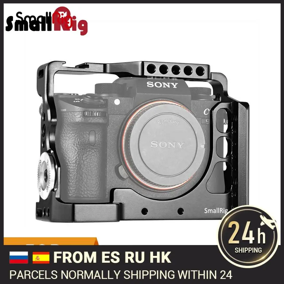 Клетка SmallRig для камеры Sony a9 с направляющими Nato, крепление холодного башмака + комплект Рига Arri Rosette-2013
Клетка SmallRig для камеры Sony a9 с направляющими Nato, крепление холодного башмака + комплект Рига Arri Rosette-2013