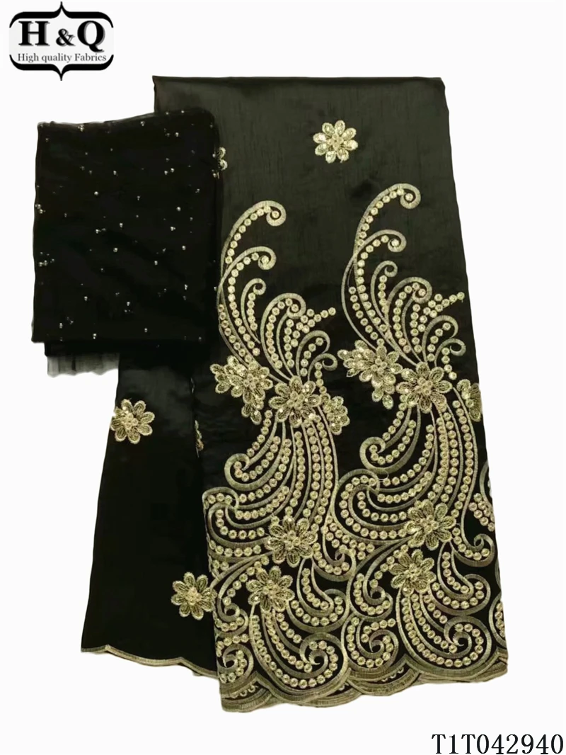 H&Q 5+2 yards one set high quality embroidery african george satin lace fabric matching french tulle laces chiffon fabrics GL519
H&Q 5+2 yards one set high quality embroidery african george satin lace fabric matching french tulle laces chiffon fabrics GL519
