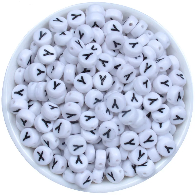 4*7mm Singer Alphabet Letter Acrylic Beads Ancient White For Jewelry Making DIY Bracelets Necklace Findings 7mm
4*7mm Singer Alphabet Letter Acrylic Beads Ancient White For Jewelry Making DIY Bracelets Necklace Findings 7mm