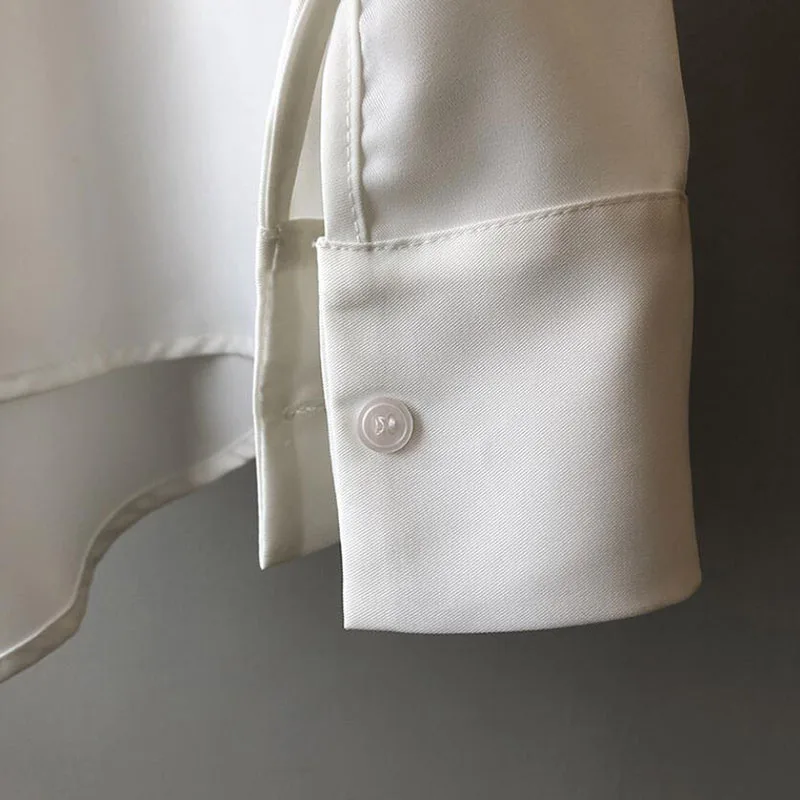 2021 Spring Autumn Women White Blouse Korean Long Sleeve Satin Silk Womens Tops And Blouses Vintage Women Shirts Blusas
2021 Spring Autumn Women White Blouse Korean Long Sleeve Satin Silk Womens Tops And Blouses Vintage Women Shirts Blusas