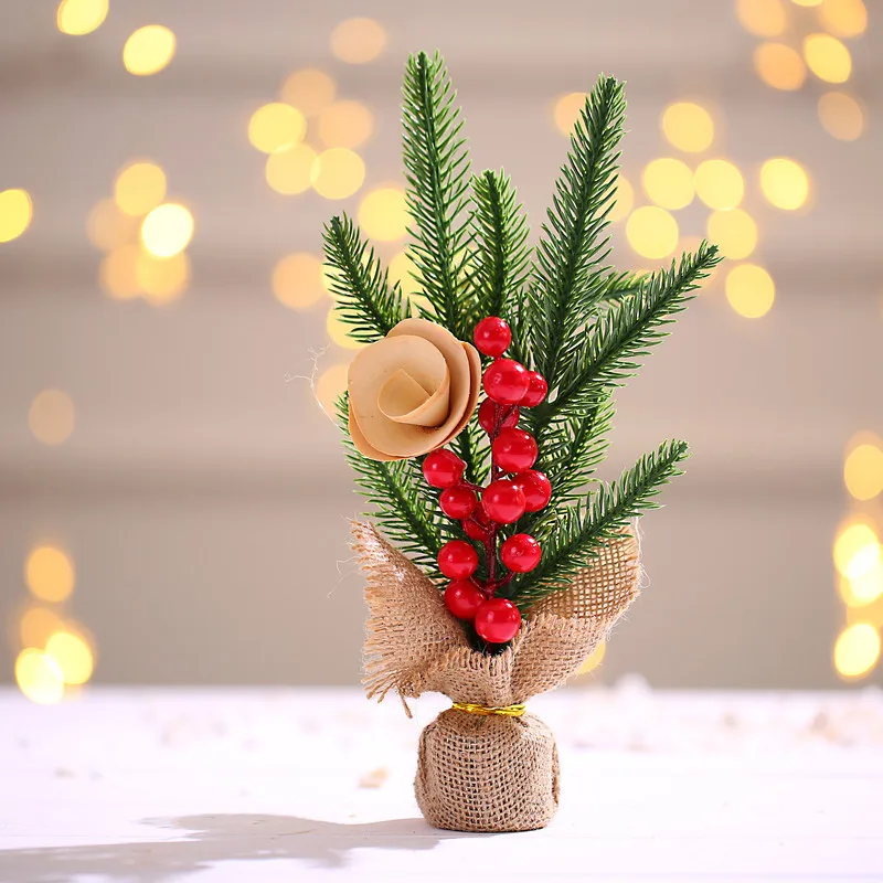 Hot Sale Christmas Decorations Ornaments Artificial Tabletop 25cm Mini Christmas Tree Festival Miniature Tree New Year's Gift
Hot Sale Christmas Decorations Ornaments Artificial Tabletop 25cm Mini Christmas Tree Festival Miniature Tree New Year's Gift