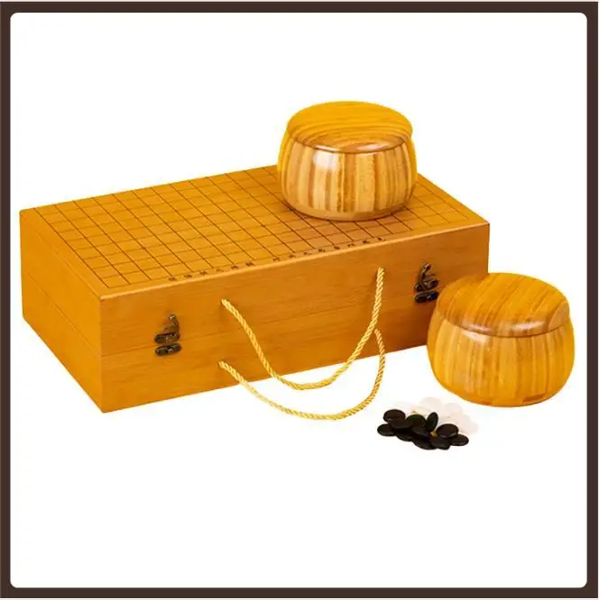 Portable Go Chess Professional High Quality Educational Toys Large Go Chess Board Wood Table Giochi Da Tavolo Wooden Chess Set
Portable Go Chess Professional High Quality Educational Toys Large Go Chess Board Wood Table Giochi Da Tavolo Wooden Chess Set