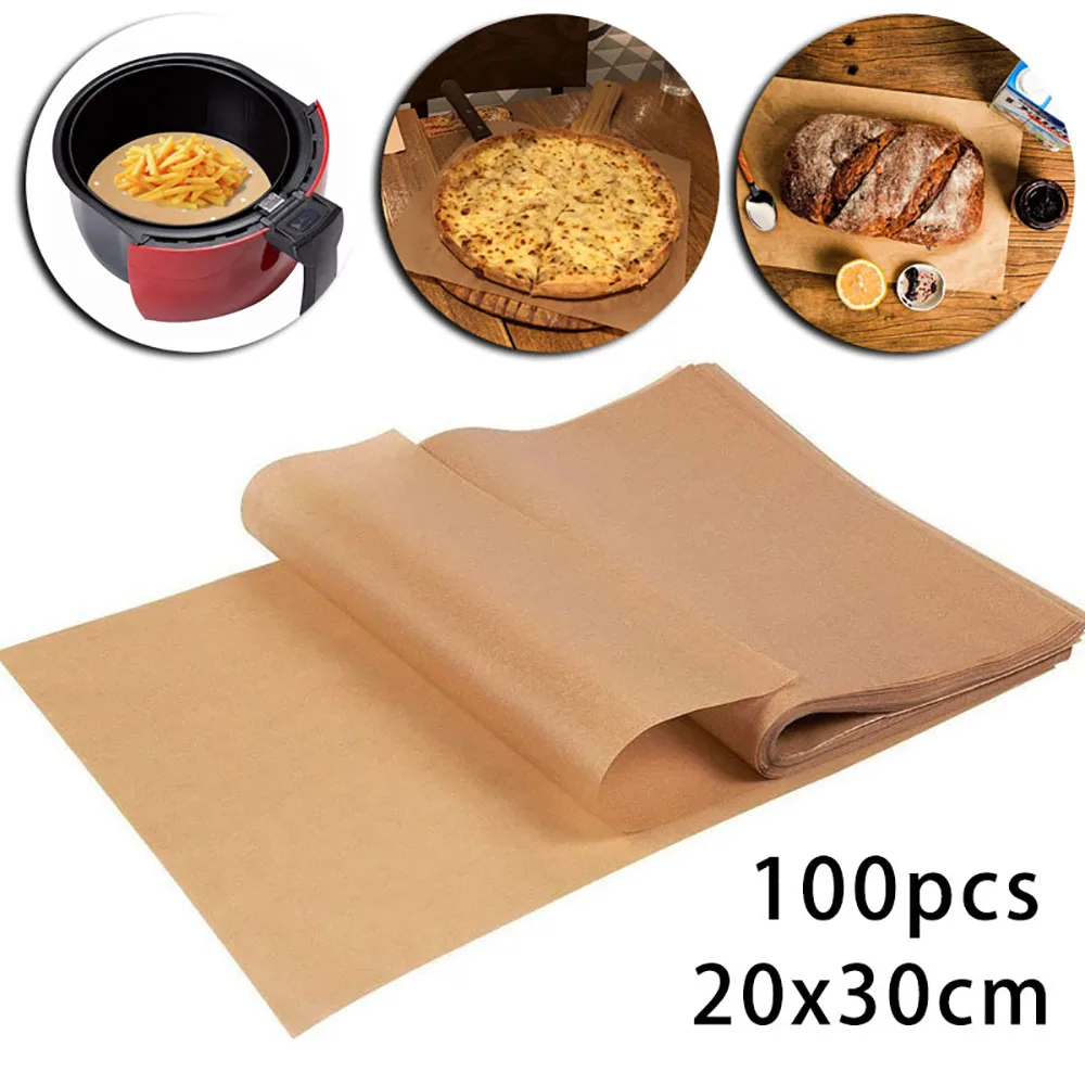 100pcs 20*30cm Baking Paper Parchment Baking Mat Sheet Thick Oven Resistant Bake Oil-proof Paper Non-stick Kitchen Baking Tool
100pcs 20*30cm Baking Paper Parchment Baking Mat Sheet Thick Oven Resistant Bake Oil-proof Paper Non-stick Kitchen Baking Tool