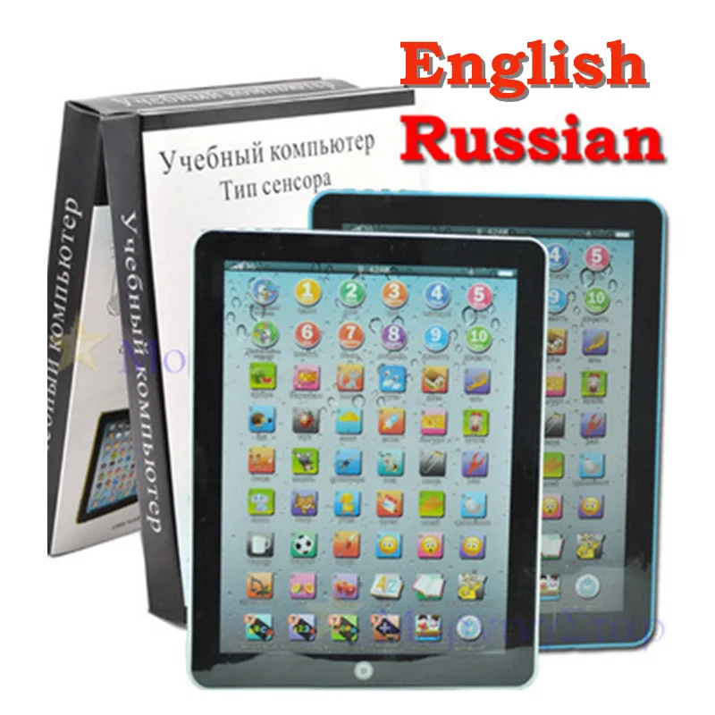HS English Russian Learning Machine Alphabet Baby Tablet Educational Toys For Children Electronic Touch Tablet Computer Kids Toy
HS English Russian Learning Machine Alphabet Baby Tablet Educational Toys For Children Electronic Touch Tablet Computer Kids Toy