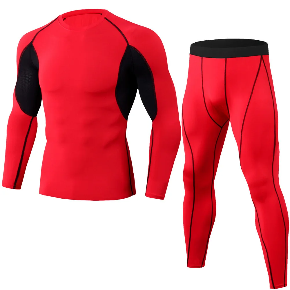 2020 autumn and winter sports suit men's polyester color matching fitness long-sleeved trousers running training suit
2020 autumn and winter sports suit men's polyester color matching fitness long-sleeved trousers running training suit