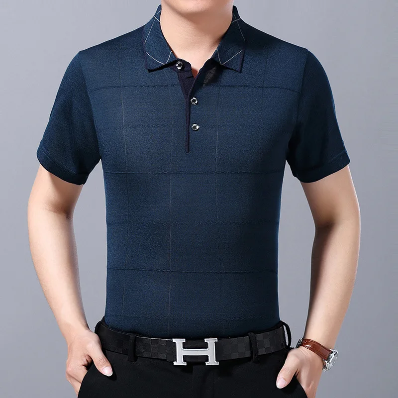 men's short-sleeved POLO shirts in summer plus size loose ice POLO shirts 40-50 middle-aged and elderly summer POLO shirts
men's short-sleeved POLO shirts in summer plus size loose ice POLO shirts 40-50 middle-aged and elderly summer POLO shirts