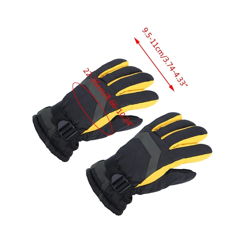 Men Winter Waterproof Snowboard Gloves Contrast Color Thick Plush Lined Thermal Warm Outdoor Cycling Skiing Mittens
Men Winter Waterproof Snowboard Gloves Contrast Color Thick Plush Lined Thermal Warm Outdoor Cycling Skiing Mittens