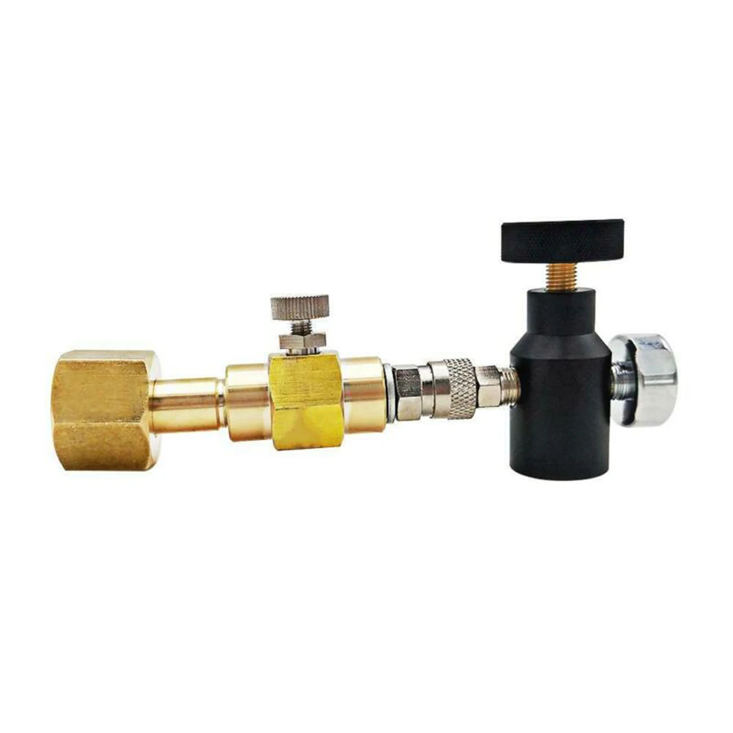 Cylinder Filling Adapter For SodaStream Pressure Relief Switch W21.8-14 Copper Connector With Soda Black Asa1500 Psi Gauge
Cylinder Filling Adapter For SodaStream Pressure Relief Switch W21.8-14 Copper Connector With Soda Black Asa1500 Psi Gauge