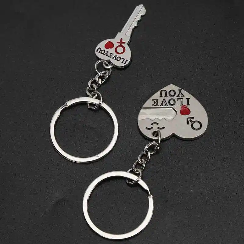 Pendant with Key 6 Pairs of Couple Keychain Purse Handbag Pendant with Key Activity Small Gift Couple Keychain