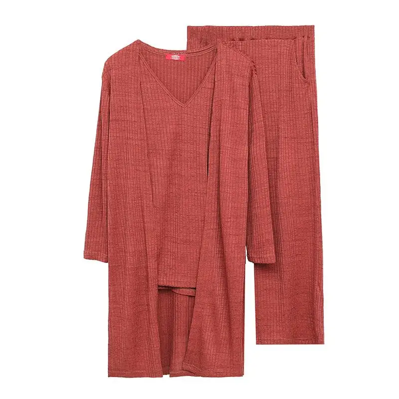 Large size Women's OL knitted three-piece suit Fashion Casual Spring Women's Sling Knit Cardigan Suit Female Loose Trousers Set
Large size Women's OL knitted three-piece suit Fashion Casual Spring Women's Sling Knit Cardigan Suit Female Loose Trousers Set