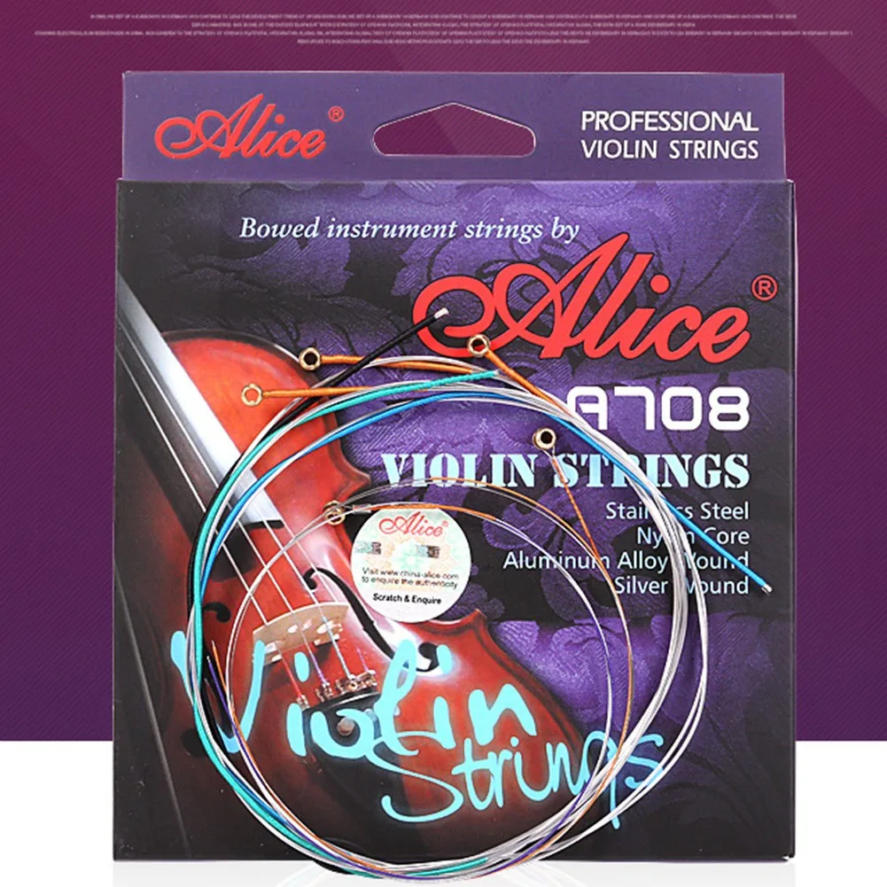 5 Professional Violin 4 Strings EADG For All 4/4 3/4 Violins Nylon Core Full Size Extra Single E String Traditional Gut Strings
5 Professional Violin 4 Strings EADG For All 4/4 3/4 Violins Nylon Core Full Size Extra Single E String Traditional Gut Strings
