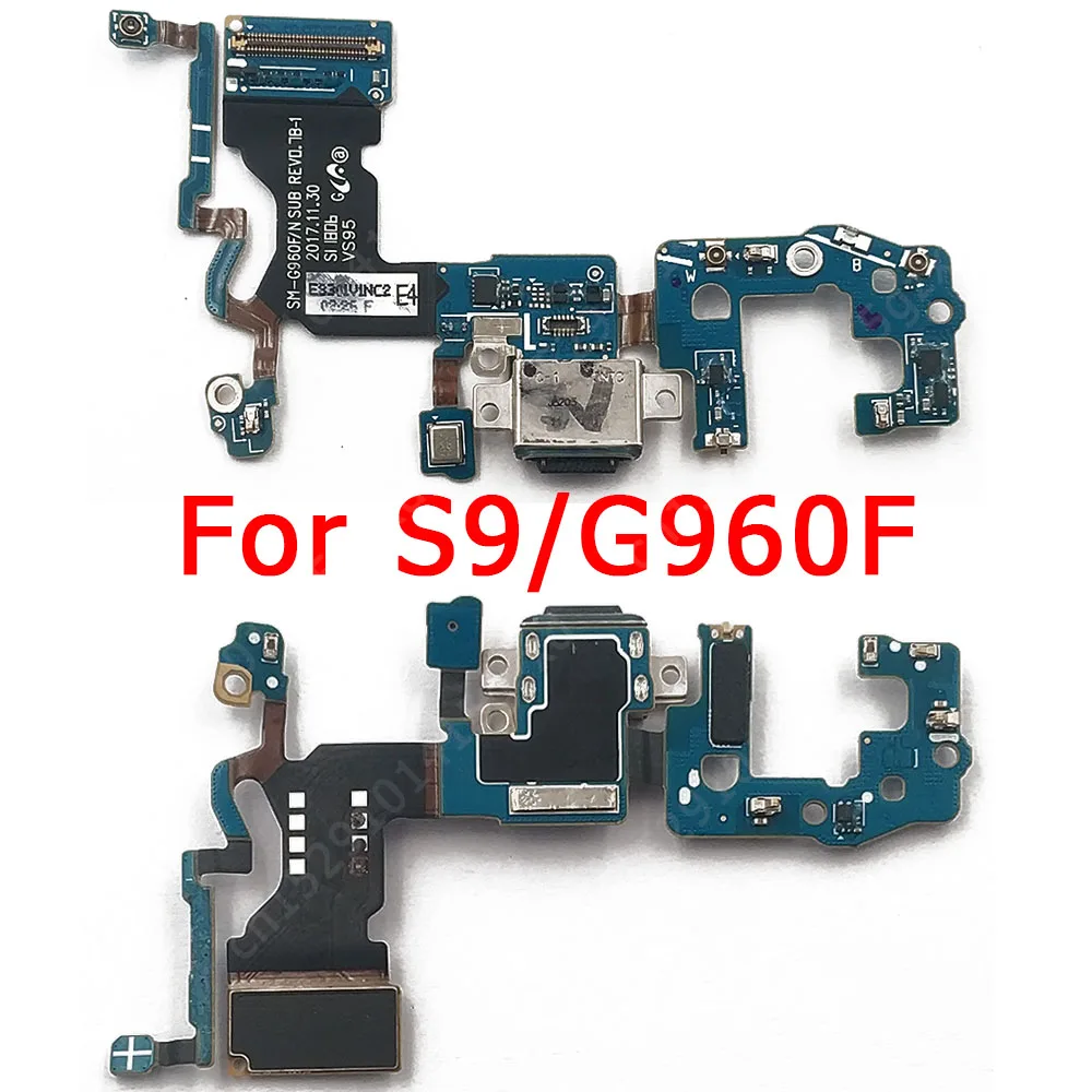 

Оригинальная зарядная Плата USB для Samsung Galaxy S9 G960F, зарядный порт, печатная плата, док-разъем, гибкий кабель, запасные части для замены