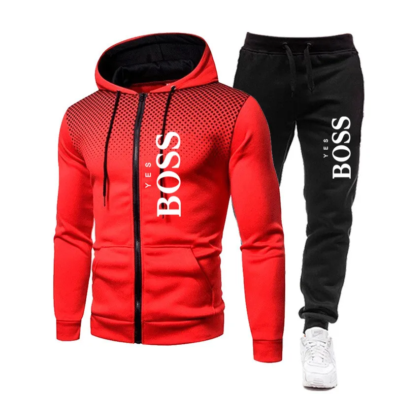 Fashion Men Clothing Yes Boss Sports Suits Jogging Pullover Tracksuit Man Casual Hoodie Sportswear Mens Sweatshirt+Pant 2Pcs Set
Fashion Men Clothing Yes Boss Sports Suits Jogging Pullover Tracksuit Man Casual Hoodie Sportswear Mens Sweatshirt+Pant 2Pcs Set