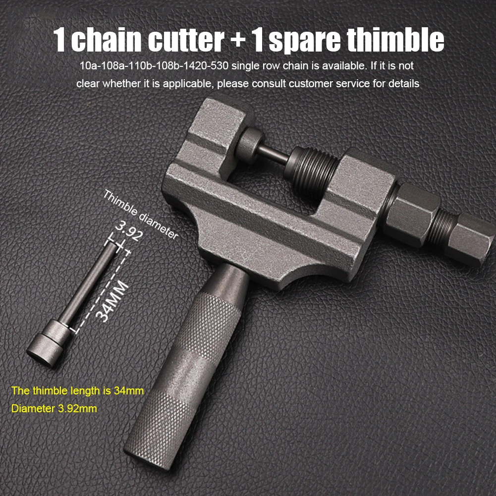 Universal Motorcycle Chain Breaker Link Removal Splitter Chain Cutter Riveting Tool
Universal Motorcycle Chain Breaker Link Removal Splitter Chain Cutter Riveting Tool