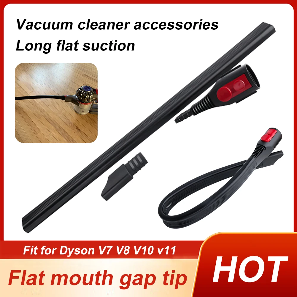 Crevice Tool Attachment Flat Suction Nozzle with 58.5cm Flexible Rubber Hose for Dyson V7 V8 V10 V11 Vacuum Cleaners
Crevice Tool Attachment Flat Suction Nozzle with 58.5cm Flexible Rubber Hose for Dyson V7 V8 V10 V11 Vacuum Cleaners