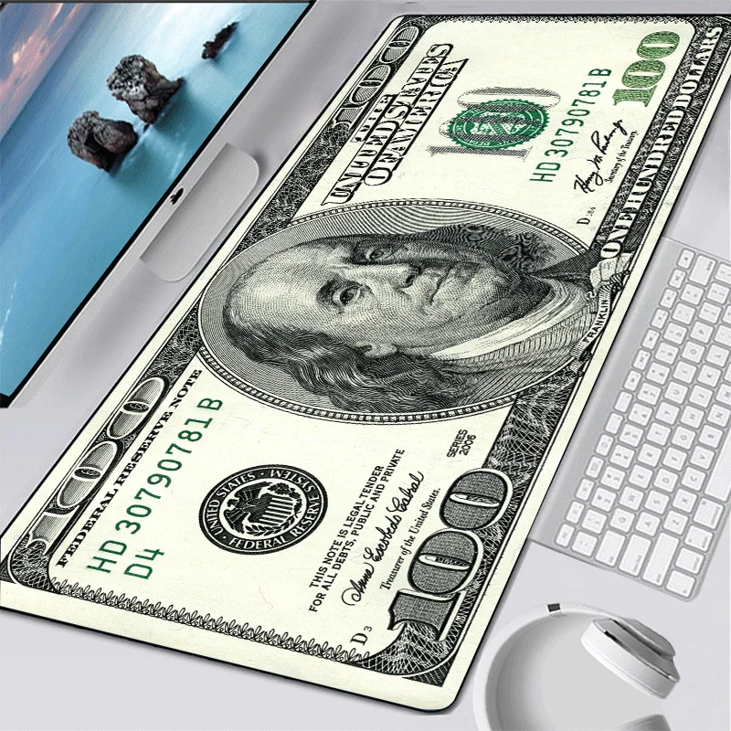 100 Dollars Banknotes Pattern Printing Mouse Pad Novelty Ideas Gift Overlock Dese Mat Large USD Mausepad keyboard mouse pad
100 Dollars Banknotes Pattern Printing Mouse Pad Novelty Ideas Gift Overlock Dese Mat Large USD Mausepad keyboard mouse pad