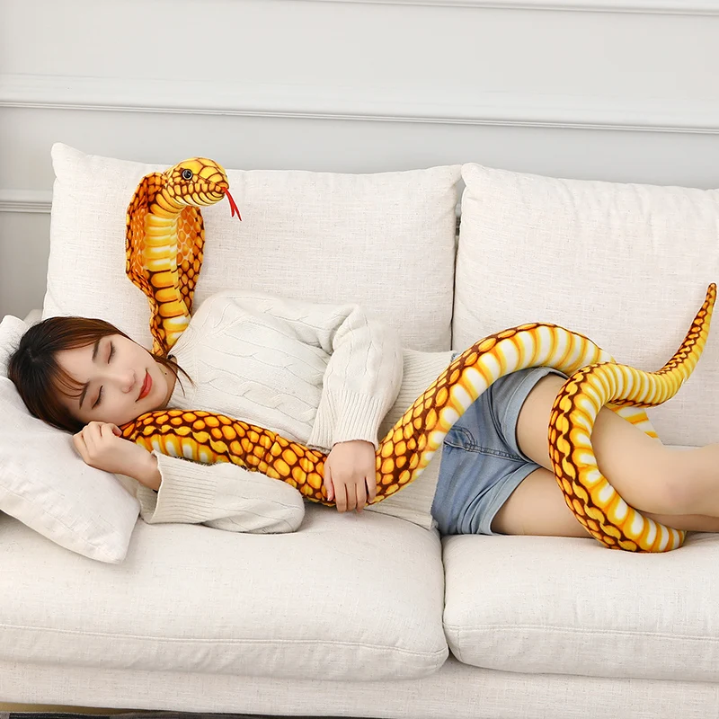 New 3D Simulation Cobra Snake Plush Toy Little Snake Animal Plush Doll Home Decor Tricky Prank Dolls Birthday Gifts for Children
New 3D Simulation Cobra Snake Plush Toy Little Snake Animal Plush Doll Home Decor Tricky Prank Dolls Birthday Gifts for Children