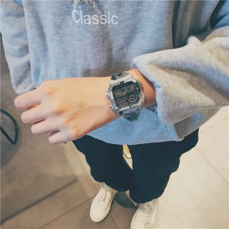 G Digital Shock Watch Male Trendy Personality Handsome Waterproof Sports Female Korean Simple Casual Relojes Para Hombres
G Digital Shock Watch Male Trendy Personality Handsome Waterproof Sports Female Korean Simple Casual Relojes Para Hombres