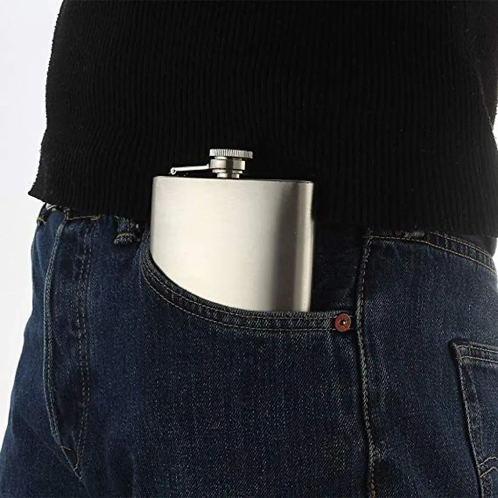Mini Portable Hip Flask 4 5 6 7 8 9 10 18 oz Stainless Steel Hip Liquor Alcohol Bottle Flask with Cap Funnel
Mini Portable Hip Flask 4 5 6 7 8 9 10 18 oz Stainless Steel Hip Liquor Alcohol Bottle Flask with Cap Funnel