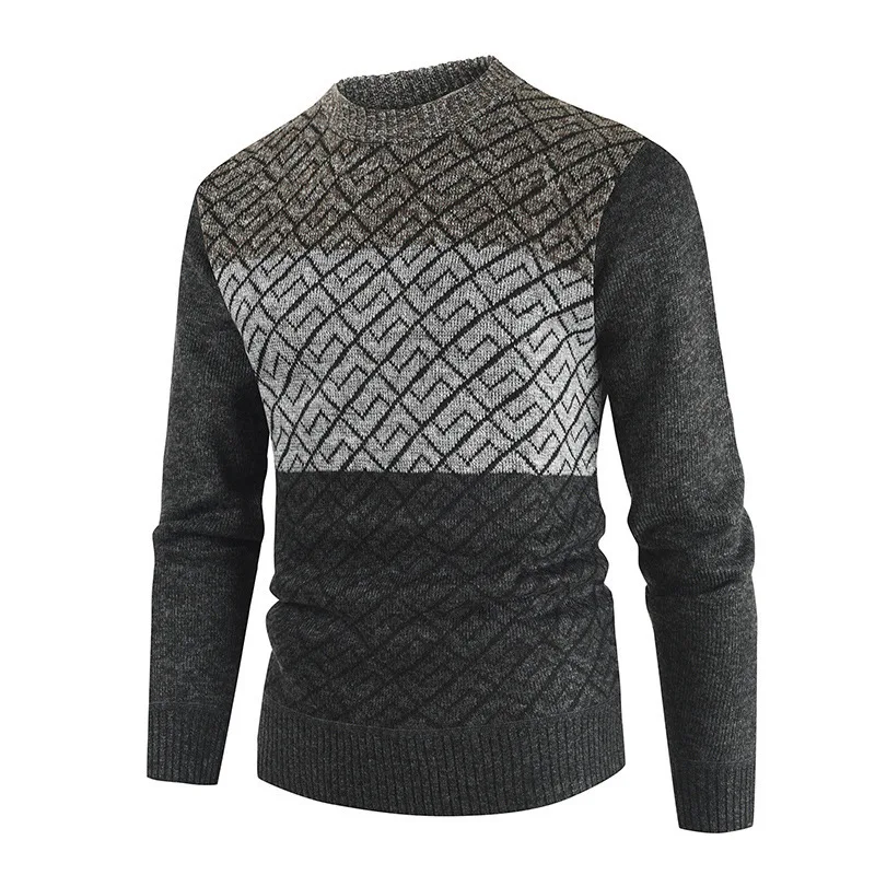 New Autumn And Winter Men's Round Neck Set Sweater Color Matching Casual Men Knit Sweater DY01
New Autumn And Winter Men's Round Neck Set Sweater Color Matching Casual Men Knit Sweater DY01