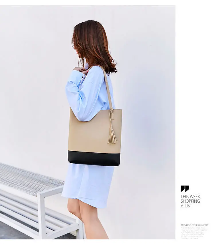 12.5 Inch Women's Totebag with Tassels,Pu Large-capacity Shoulder Bags,Women's Shopper,Short Trip Toiletry Bag
12.5 Inch Women's Totebag with Tassels,Pu Large-capacity Shoulder Bags,Women's Shopper,Short Trip Toiletry Bag