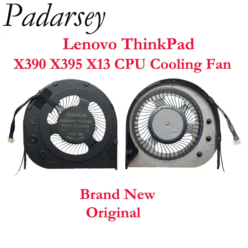 Pardarsey Replacement New Original Laptop CPU Cooling Fan for Lenovo ThinkPad X390 X395 X13 EG50040S1-1C020-S9A
Pardarsey Replacement New Original Laptop CPU Cooling Fan for Lenovo ThinkPad X390 X395 X13 EG50040S1-1C020-S9A