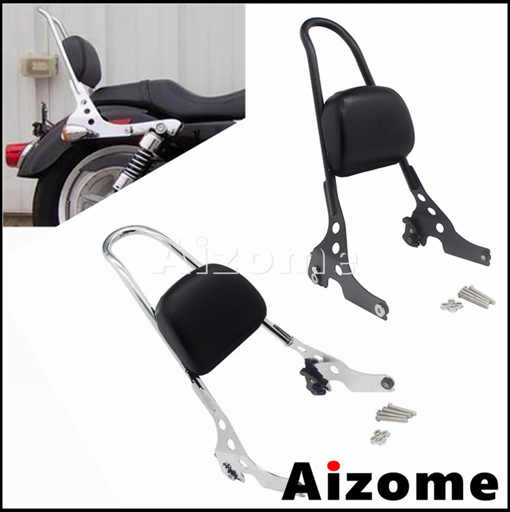 Steel Motorcycle Rear Luggage Racks Sissy Bar Cushion Pad Backrest For Harley Sportster Iron 883 XL 883 1200 Custom 2004-up
Steel Motorcycle Rear Luggage Racks Sissy Bar Cushion Pad Backrest For Harley Sportster Iron 883 XL 883 1200 Custom 2004-up
