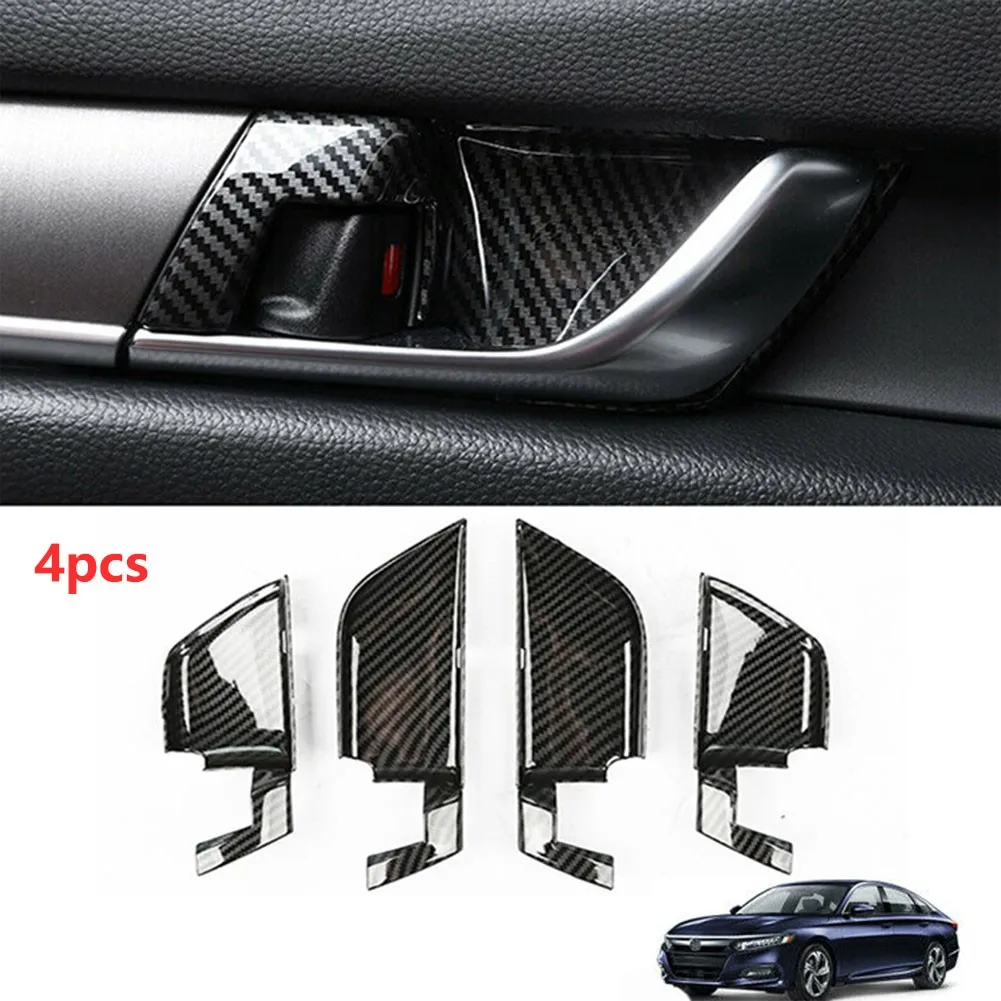 4x Carbon Fiber Car Inner Door Handle Bowl Cover Trim For Honda Accord 2018-2021Alloy Shift Gear Head P Button Sticker Cover
4x Carbon Fiber Car Inner Door Handle Bowl Cover Trim For Honda Accord 2018-2021Alloy Shift Gear Head P Button Sticker Cover