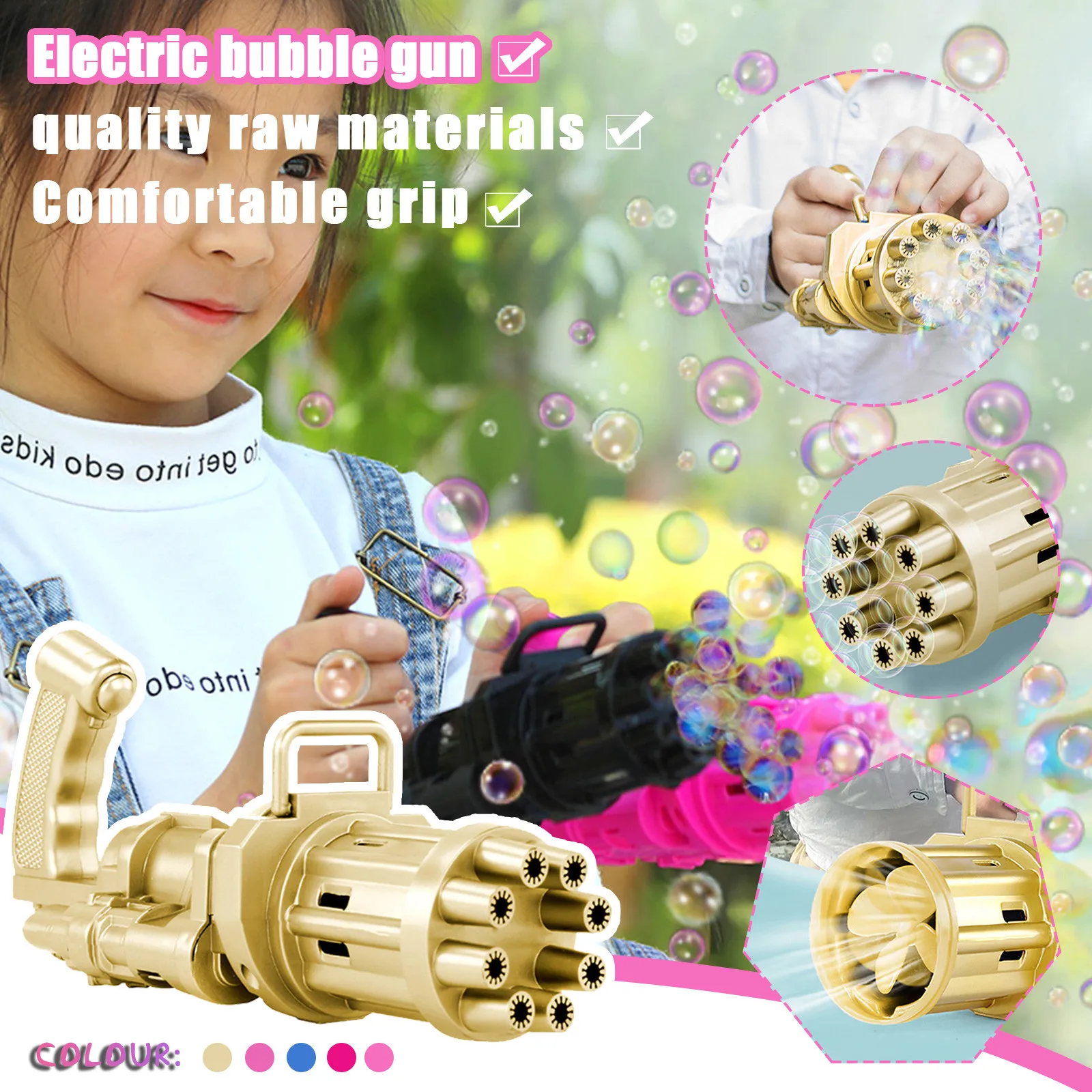2021 Gift 1PCS Kids Pure Color Bubble Fidget Toys Electric Bubble Machine Eight Hole Huge Amount Soap Water Bubble Machine 50ml
2021 Gift 1PCS Kids Pure Color Bubble Fidget Toys Electric Bubble Machine Eight Hole Huge Amount Soap Water Bubble Machine 50ml