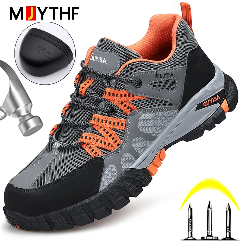 Wear-resistant Safety Shoes Men Work Sneakers Indestructible Work Boots Anti-smash Steel Toe Shoes Industrial Safety Footwear
Wear-resistant Safety Shoes Men Work Sneakers Indestructible Work Boots Anti-smash Steel Toe Shoes Industrial Safety Footwear