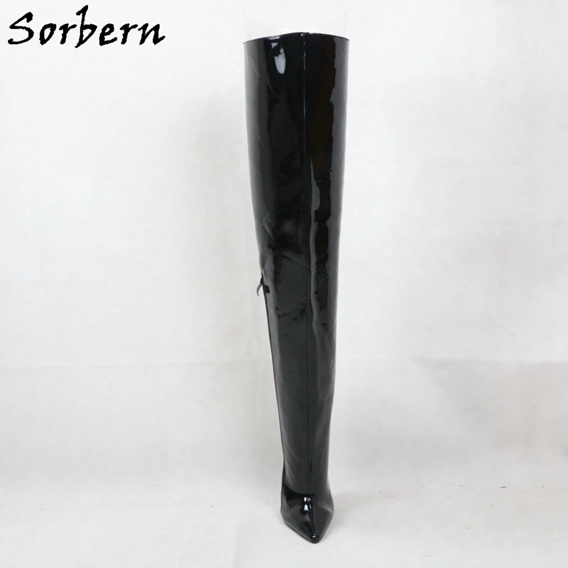 Sorbern Custom Wide Fit Women Boots 18Cm/12Cm High Heel Pointed Toe Over The Knee Boots Unisex Sexy Fetish Shoe More Colors
Sorbern Custom Wide Fit Women Boots 18Cm/12Cm High Heel Pointed Toe Over The Knee Boots Unisex Sexy Fetish Shoe More Colors