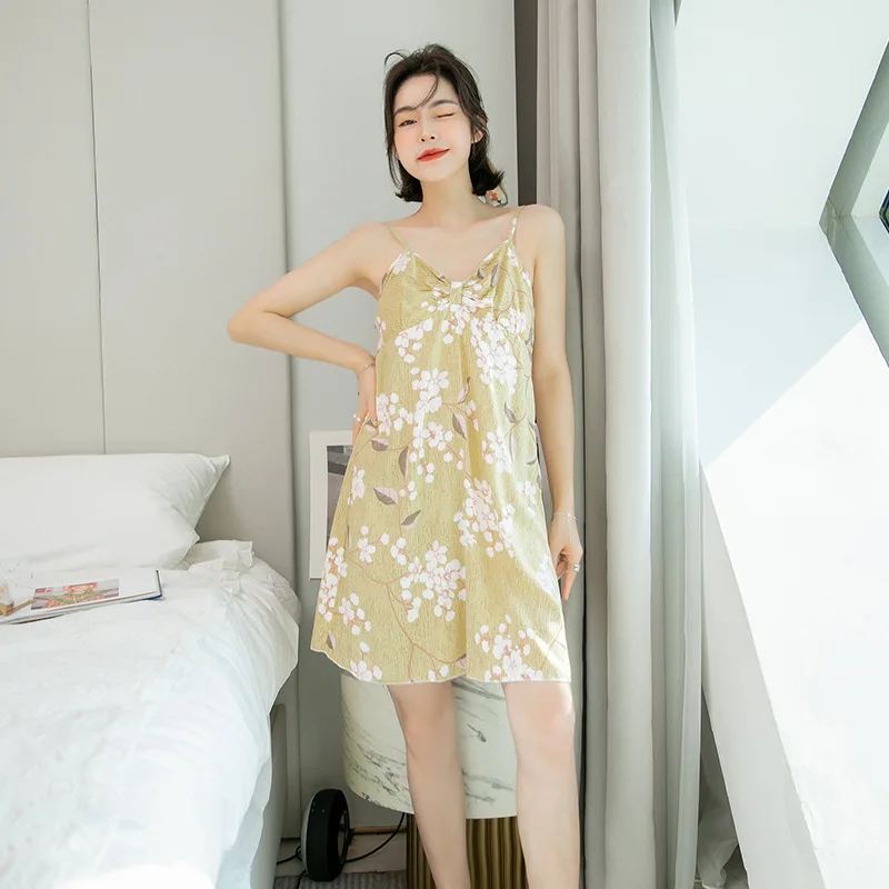 2021 spring Pajama Set thin, breathable, small fresh cotton sling Sexy Lovely nightdress 12 styles available
2021 spring Pajama Set thin, breathable, small fresh cotton sling Sexy Lovely nightdress 12 styles available