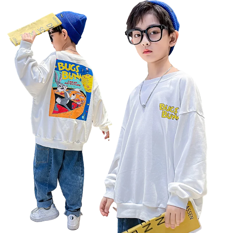 Children's clothing Sweatshirt Clothes for teenagers long sleeves pure cotton autumn 2021 Clothing for boys Kids clothes
Children's clothing Sweatshirt Clothes for teenagers long sleeves pure cotton autumn 2021 Clothing for boys Kids clothes
