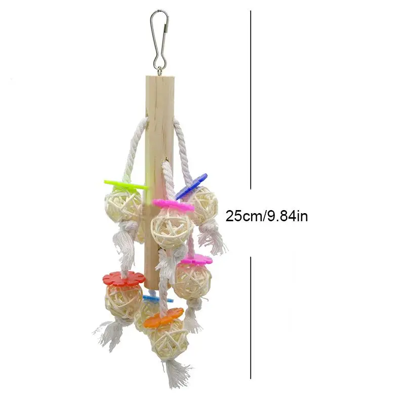 1pc New Parrot Hanging Ball Funny Interactive Bird Rattan Ball Parrot Parakeet Cage Toy Bird Supplies Bird Favors Pet Products
1pc New Parrot Hanging Ball Funny Interactive Bird Rattan Ball Parrot Parakeet Cage Toy Bird Supplies Bird Favors Pet Products
