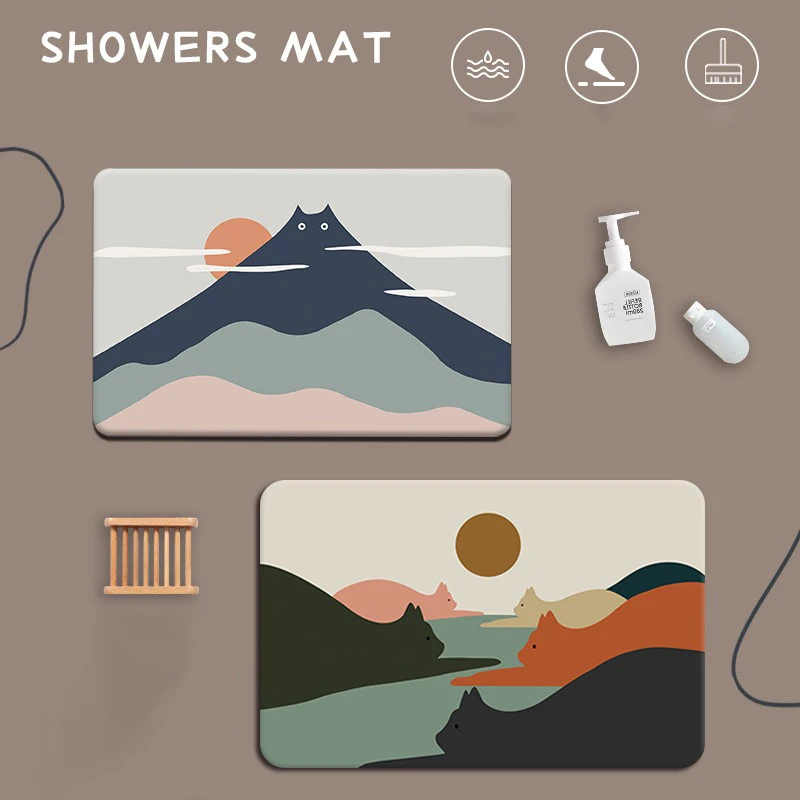 Soft Diatom Mud Cute Cat Non-slip Floor Mat In The Room Kitchen Mats for Mat Super Absorbent Bath Mat Quick Drying Bathroom Rug
Soft Diatom Mud Cute Cat Non-slip Floor Mat In The Room Kitchen Mats for Mat Super Absorbent Bath Mat Quick Drying Bathroom Rug