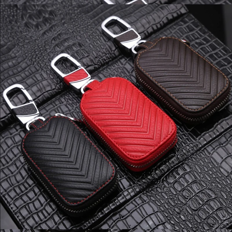 Universal High Quality Zipper Key Holder High Grade Key Case For Car Key Cover Genuine Leather Key Wallets Bag Christmas Gifts
Universal High Quality Zipper Key Holder High Grade Key Case For Car Key Cover Genuine Leather Key Wallets Bag Christmas Gifts