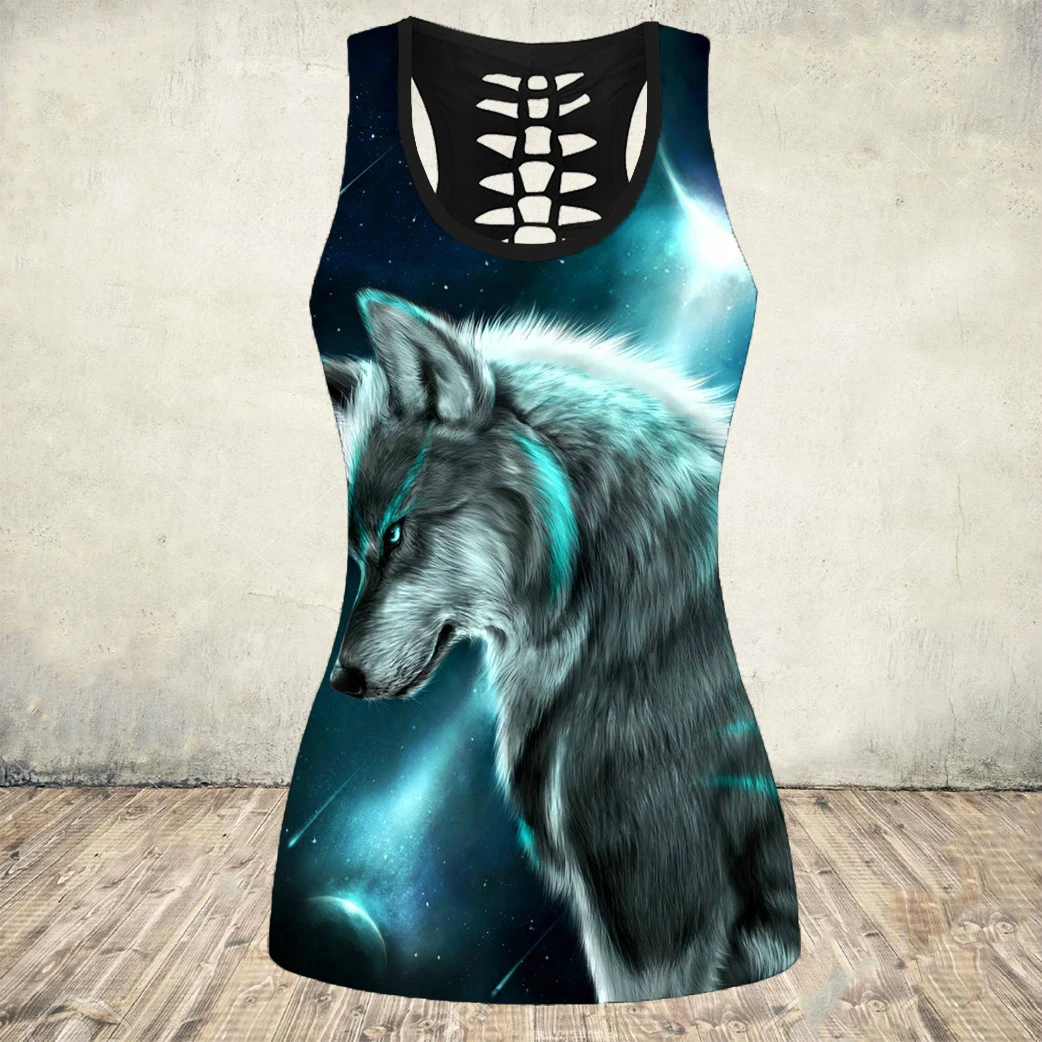 Plus Size 5XL Sleeveless Wolf Tank Tops Women Animal Pattern Skinny Tees Ladies Casual Fashion Backless O Neck Tshirt Summer
Plus Size 5XL Sleeveless Wolf Tank Tops Women Animal Pattern Skinny Tees Ladies Casual Fashion Backless O Neck Tshirt Summer