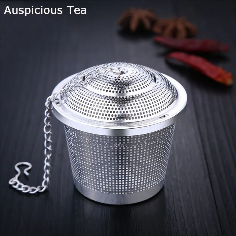 Multifunction Tea Strainer 304 Stainless Steel Reusable Or Kitchen Cooking Seasoning Bag Chained Lid Filter Loose Spice Infuser
Multifunction Tea Strainer 304 Stainless Steel Reusable Or Kitchen Cooking Seasoning Bag Chained Lid Filter Loose Spice Infuser