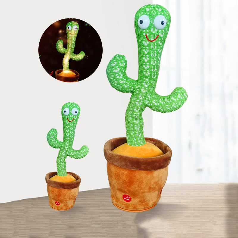 Dancing Cactus Plush Toy Electric Singing 120 Songs Dancing And Twisting Cactus Luminous Recording Learning To Speak Toy Gifts
Dancing Cactus Plush Toy Electric Singing 120 Songs Dancing And Twisting Cactus Luminous Recording Learning To Speak Toy Gifts
