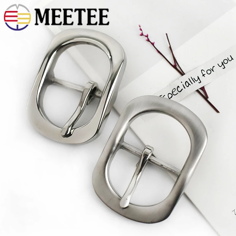 Meetee 1Pc 31mm Stainless Steel Pin Belt Buckle for 28-30mm Band Head DIY Leather Craft Jeans Belts Clasp Accessories BD333
Meetee 1Pc 31mm Stainless Steel Pin Belt Buckle for 28-30mm Band Head DIY Leather Craft Jeans Belts Clasp Accessories BD333