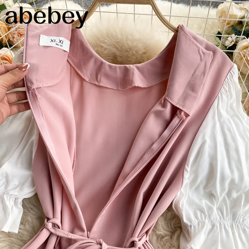 Women Elegant French Dress Design Ruched O Neck Puff Sleeve A-line Dresses Summer Sexy Split Streetwear Dress
Women Elegant French Dress Design Ruched O Neck Puff Sleeve A-line Dresses Summer Sexy Split Streetwear Dress