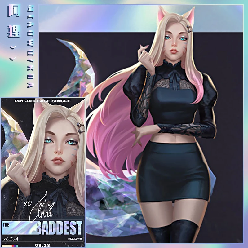 2020 New Arrived KDA Ahri pre-release single Black Sexy Outfit Girl group pre-sale free shipping
2020 New Arrived KDA Ahri pre-release single Black Sexy Outfit Girl group pre-sale free shipping