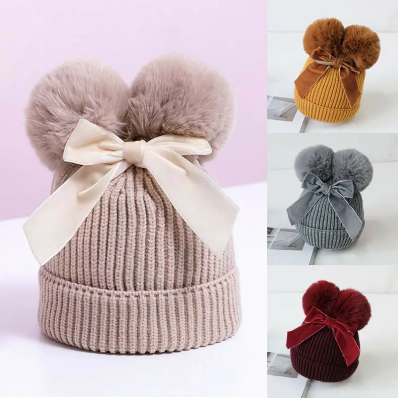 Baby Stuff Double Pompom Hat Winter Knitted Kids Baby Girl Hat Warm Thicker Children Infant Beanie Cap Bonnet Casquette Enfant
Baby Stuff Double Pompom Hat Winter Knitted Kids Baby Girl Hat Warm Thicker Children Infant Beanie Cap Bonnet Casquette Enfant