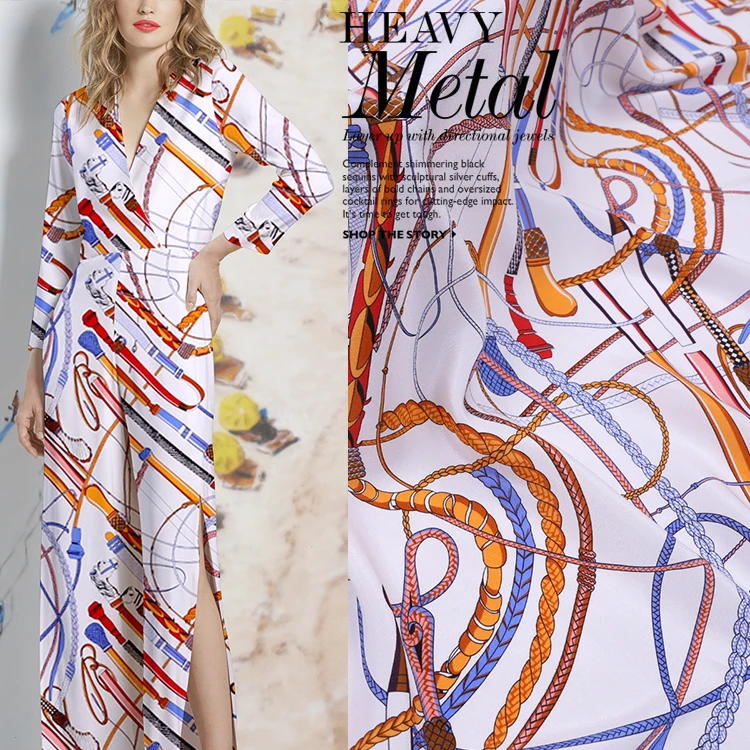 Customized 2021 spring and summer digital printing silk crepe de chine fabric 100% mulberry silk clothing fabric
Customized 2021 spring and summer digital printing silk crepe de chine fabric 100% mulberry silk clothing fabric