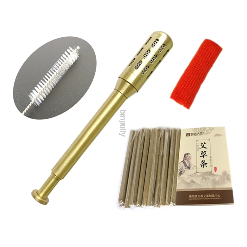Pure copper warm moxa stick facial facial cosmetic moxa appliances medium size 7mm smokeless stick
Pure copper warm moxa stick facial facial cosmetic moxa appliances medium size 7mm smokeless stick