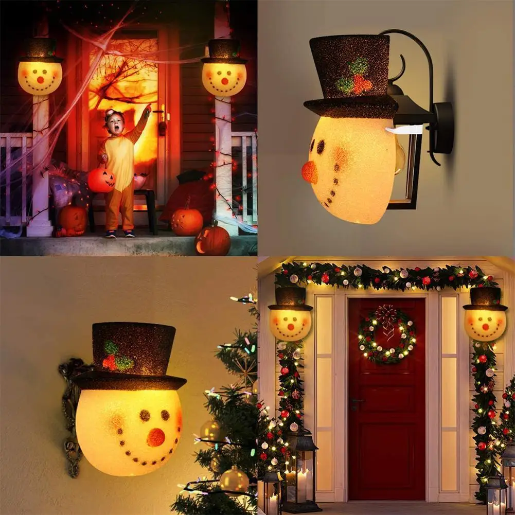 Christmas snowman decoration lampshade door hanging lampshade snowman ornaments outdoor hanging door head Christmas porch P0V4
Christmas snowman decoration lampshade door hanging lampshade snowman ornaments outdoor hanging door head Christmas porch P0V4