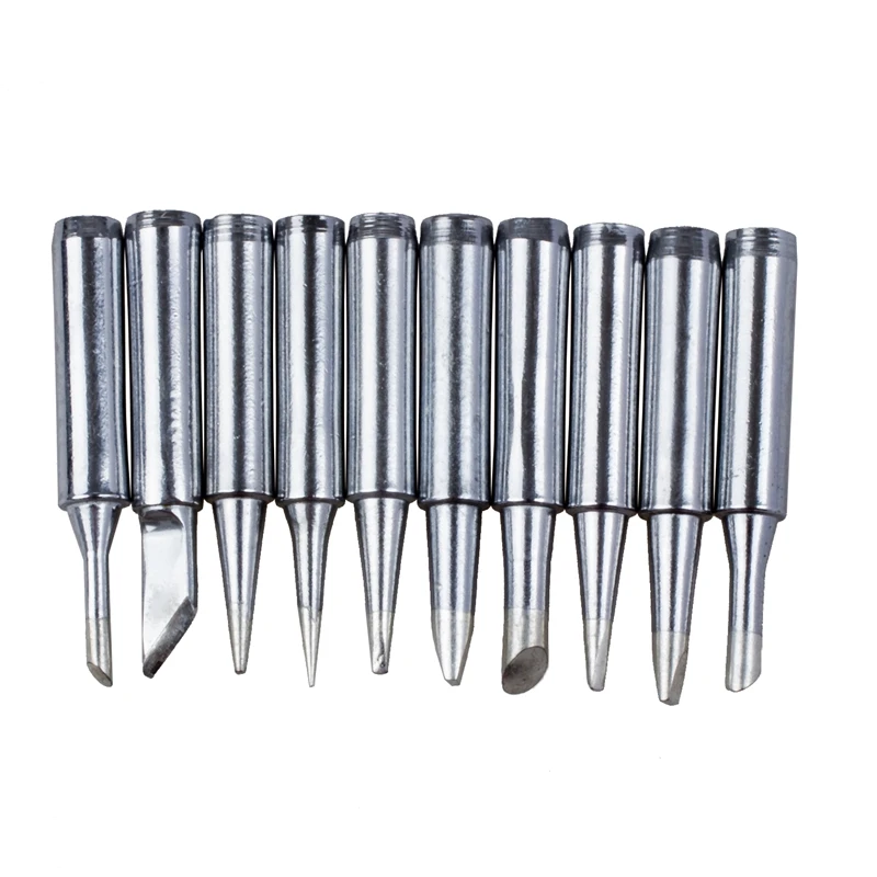 Fashion-10 Solder Soldering Iron Tip for Hakko Station 900M 933 
Fashion-10 Solder Soldering Iron Tip for Hakko Station 900M 933