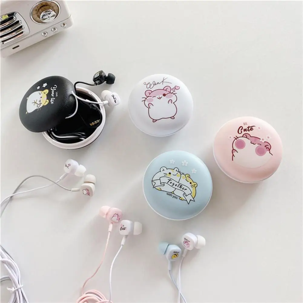 Universal Headphone Wired Stereo Bass In-ear Headset Headphone with Cartoon Storage Box for Music
Universal Headphone Wired Stereo Bass In-ear Headset Headphone with Cartoon Storage Box for Music