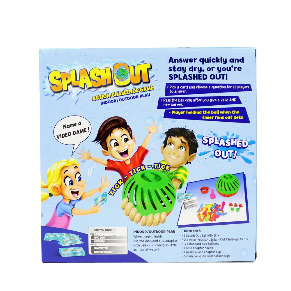 Cross-Border Douyin Xinqite Toy Time Water Bomb Children's Board Game Trick Party Party Interactive Q & A Game
Cross-Border Douyin Xinqite Toy Time Water Bomb Children's Board Game Trick Party Party Interactive Q & A Game