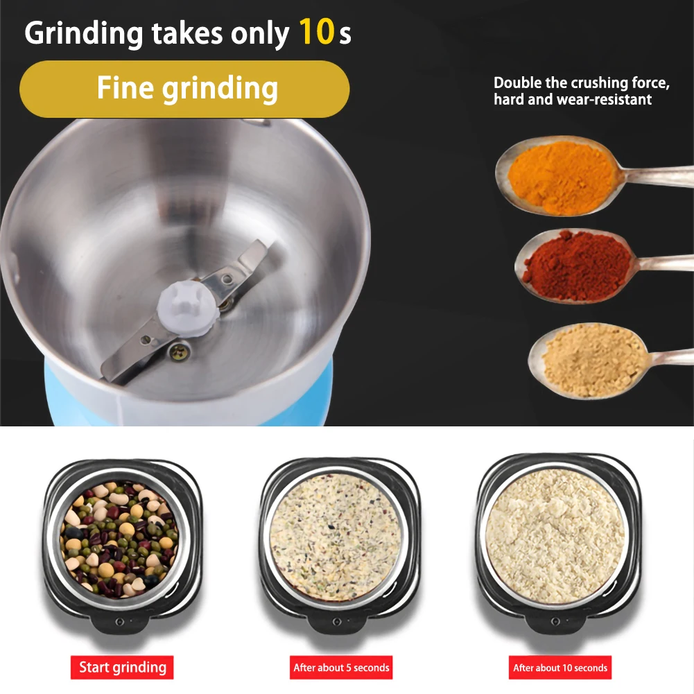 Household Mini Electric Small-scale Processor Grinder Grain Grinder Chinese Kitchen Tools Medicinal Material Rock Sugar Mill
Household Mini Electric Small-scale Processor Grinder Grain Grinder Chinese Kitchen Tools Medicinal Material Rock Sugar Mill
